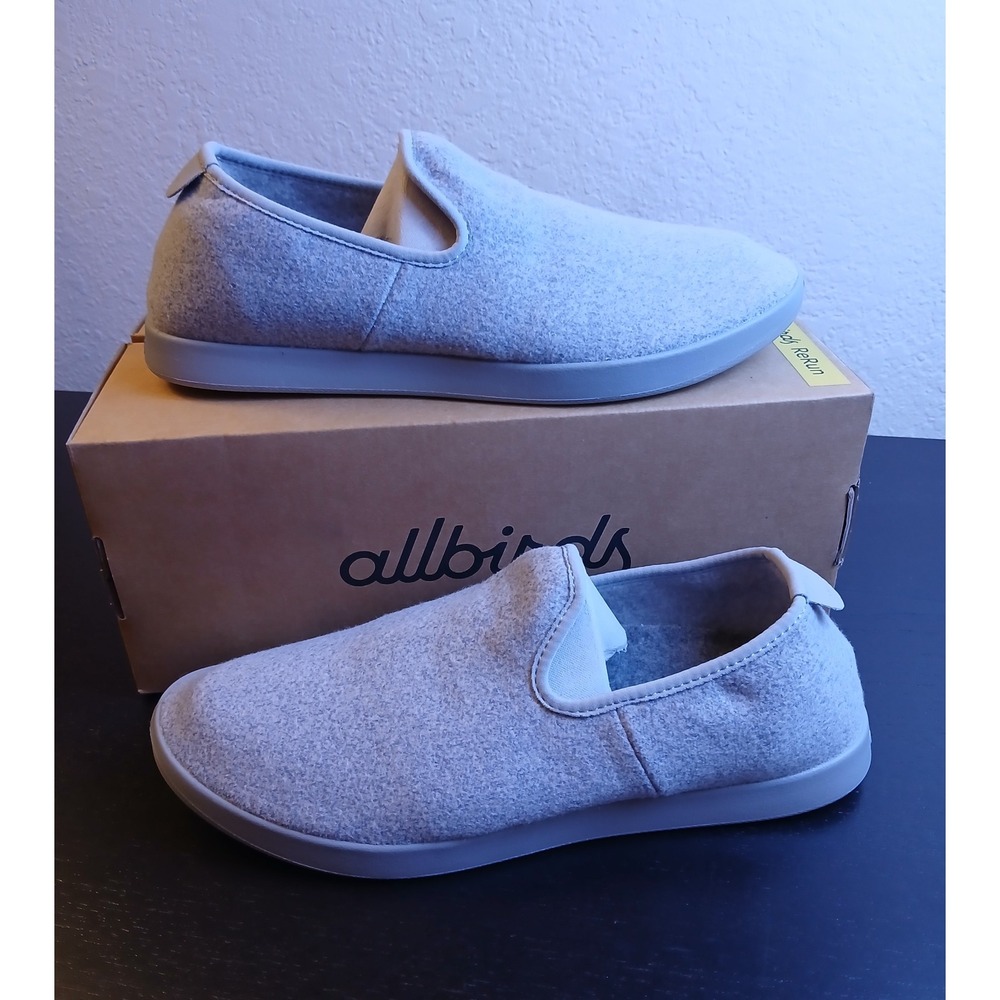 Allbirds Mens Wool Lounger SF Grey Slip On Loafer Shoes WL1MSFG080 Size 8